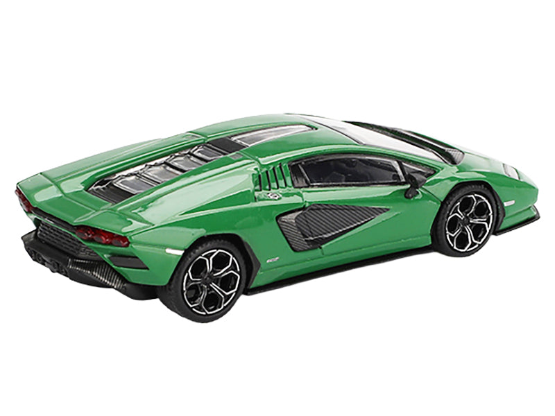 Lamborghini Countach LPI 800-4 Verde Medio Green Limited Edition 1/64 Diecast Model Car by Mini GT