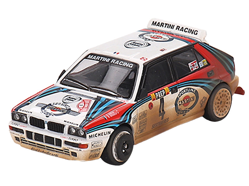 Lancia Delta HF Integrale Evoluzione "Martini Racing - 1992 Rally MonteCarlo" 4 Piece Set 1/64 Diecast Models by Mini GT - Premium Lancia Models from Mini GT - Just $85.99! Shop now at Rapidvehicles