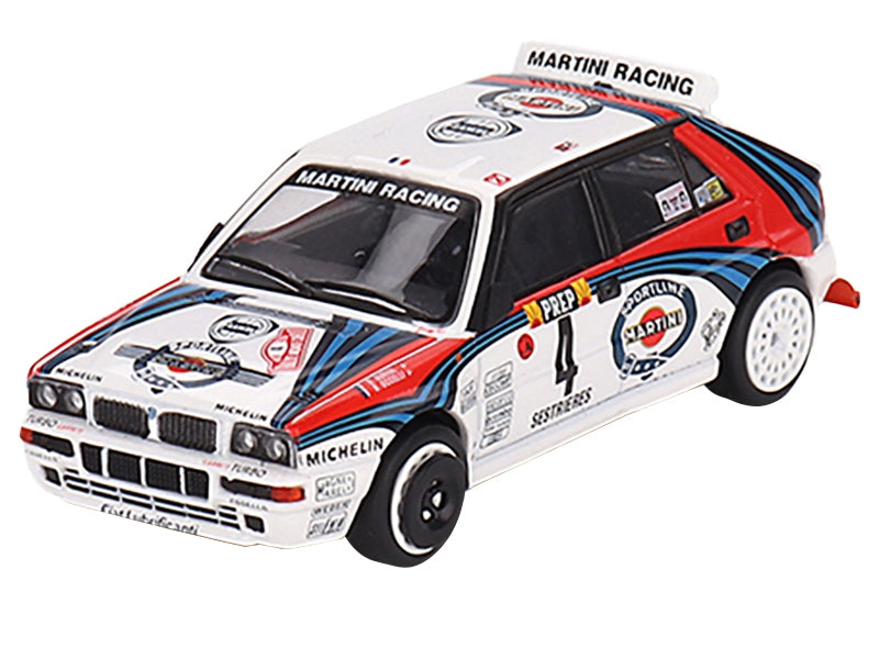 Lancia Delta HF Integrale Evoluzione "Martini Racing - 1992 Rally MonteCarlo" 4 Piece Set 1/64 Diecast Models by Mini GT - Premium Lancia Models from Mini GT - Just $85.99! Shop now at Rapidvehicles