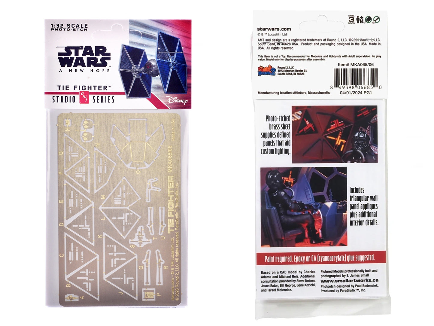 Photoetch Set for "Star Wars: A New Hope" Tie Fighter Kit 1/32 - Premium Movie/TV Series Models from Polar Lights - Just $79.19! Shop now at Rapidvehicles