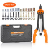 VEVOR Rivet Nut Tool, 16 inch Rivnut Tool Kit with 13PCS Metric and SAE Mandrels, 186PCS Rivet Nuts, Semi-auto Retraction, M3, M4, M5, M6, M8, M10, M12, 1/4-20, 5/16-18, 3/8-16, 1/2-13, 8-32, 10-24 - Premium Rivet Nut Tool from VEVOR - Just $77.99! Shop now at Rapidvehicles