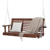 VEVOR Wooden Porch Swing 5.5 ft, Patio bench swing for Courtyard & Garden, Upgraded 880 lbs Strong Load Capacity, Heavy Duty Swing Chair Bench with Hanging Chains for Outdoors, Brown - Premium Porch Swings from VEVOR - Just $193.69! Shop now at Rapidvehicles