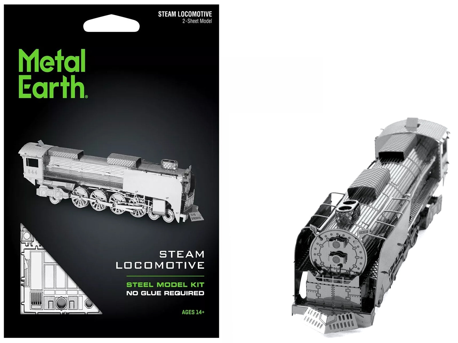 Model Kit Steam Locomotive #844 (Moderate Difficulty) Steel Model by Metal Earth - Premium Other from Metal Earth - Just $23.19! Shop now at Rapidvehicles