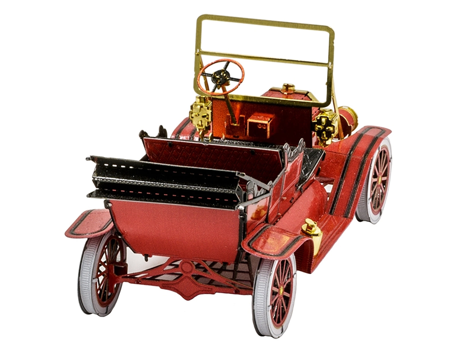 Model Kit 1908 Ford Model T Red (Moderate Difficulty) Steel Model by Metal Earth - Premium Model Kits(To Built) from Metal Earth - Just $24.90! Shop now at Rapidvehicles