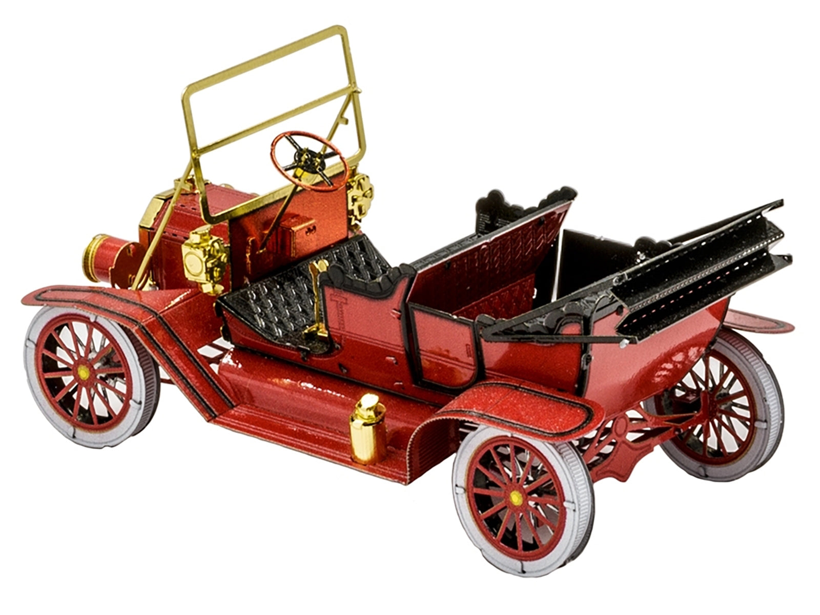 Model Kit 1908 Ford Model T Red (Moderate Difficulty) Steel Model by Metal Earth - Premium Model Kits(To Built) from Metal Earth - Just $24.90! Shop now at Rapidvehicles