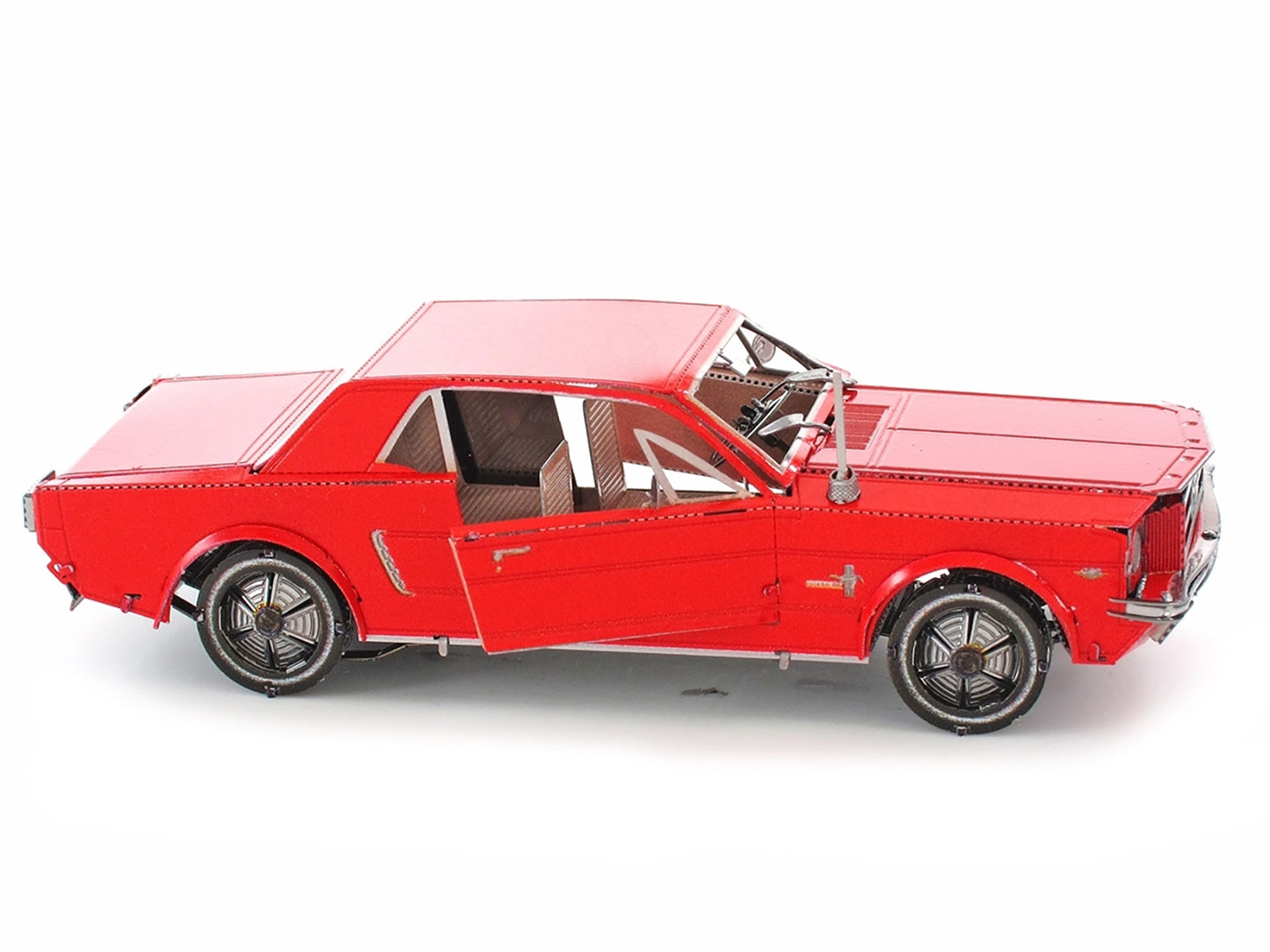 Model Kit 1965 Ford Mustang Red (Moderate Difficulty) Steel Model - Premium Model Kits(To Built) from Metal Earth - Just $25.49! Shop now at Rapidvehicles