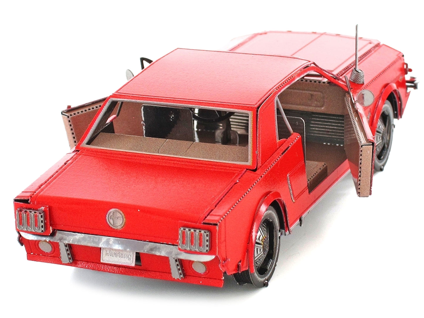 Model Kit 1965 Ford Mustang Red (Moderate Difficulty) Steel Model - Premium Model Kits(To Built) from Metal Earth - Just $25.49! Shop now at Rapidvehicles