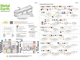 Model Kit Melbourne W-class Tram Green and Gold (Moderate Difficulty) Steel Model by Metal Earth - Premium Model Kits(To Built) from Metal Earth - Just $24.90! Shop now at Rapidvehicles