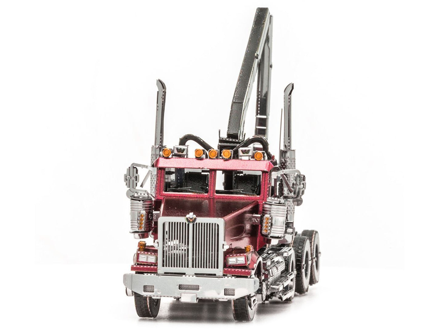 Model Kit Western Star 4900SF Log Truck Red (Challenging - Premium Western Star from Metal Earth - Just $42.29! Shop now at Rapidvehicles