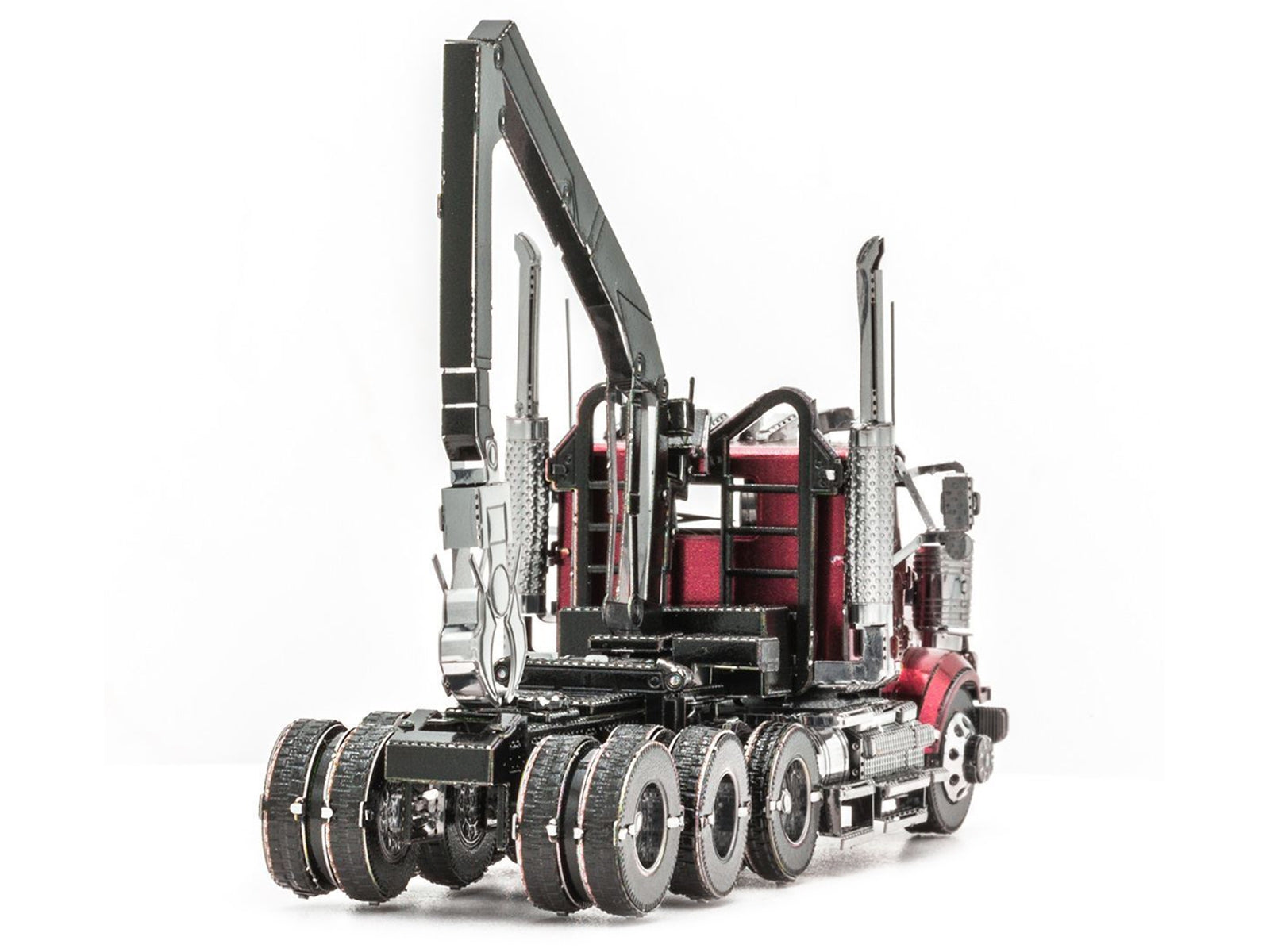 Model Kit Western Star 4900SF Log Truck Red (Challenging Difficulty) Steel Model by Metal Earth - Premium Western Star from Metal Earth - Just $38.58! Shop now at Rapidvehicles