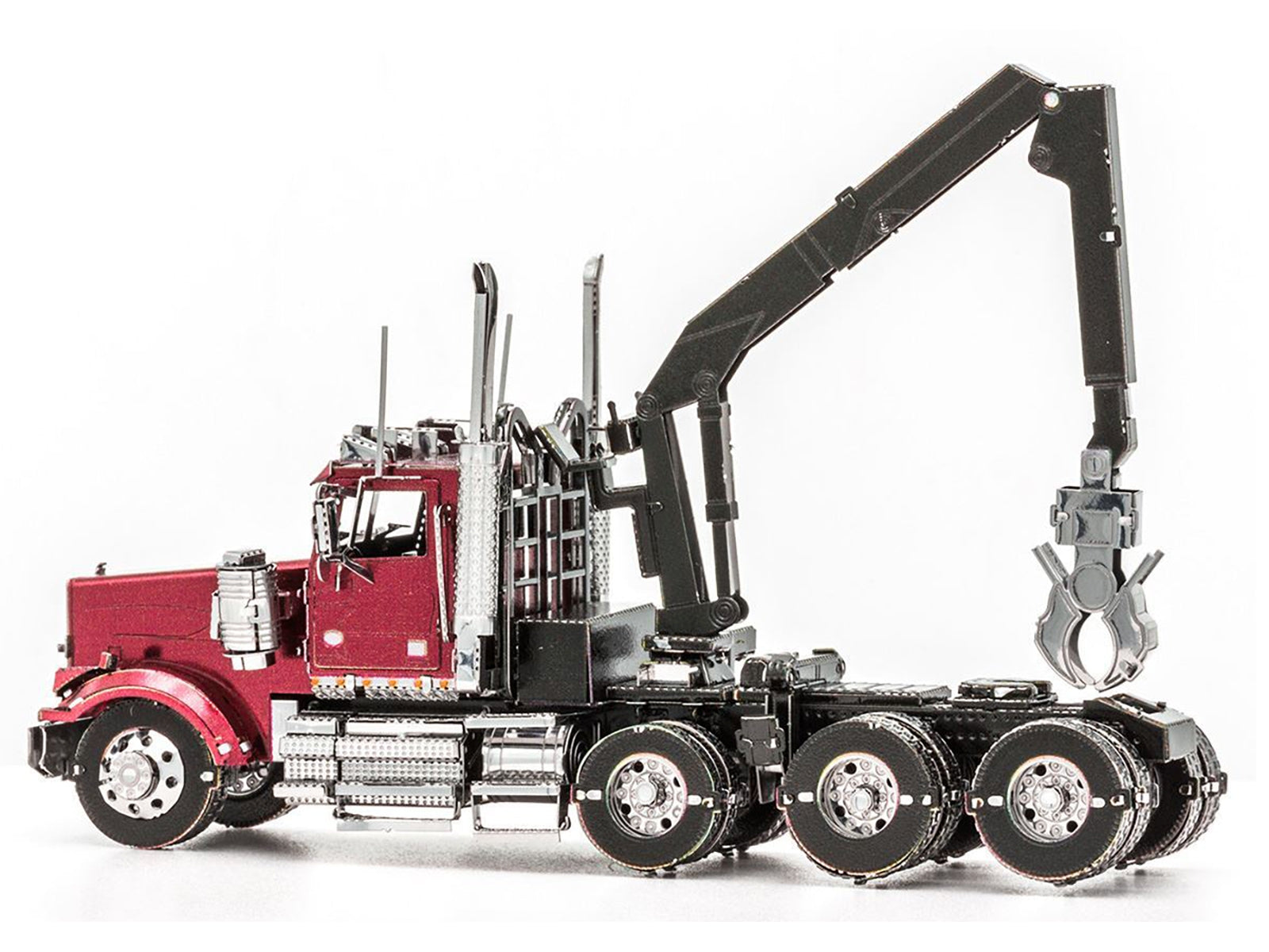 Model Kit Western Star 4900SF Log Truck Red (Challenging Difficulty) Steel Model by Metal Earth - Premium Western Star from Metal Earth - Just $38.58! Shop now at Rapidvehicles