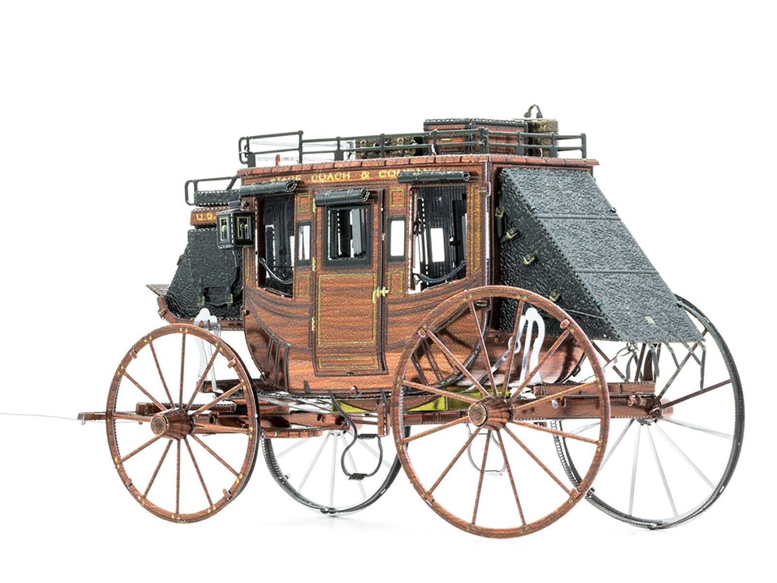 Model Kit Wild West Stagecoach (Moderate Difficulty) Steel Model by Metal Earth - Premium Model Kits(To Built) from Metal Earth - Just $35.16! Shop now at Rapidvehicles