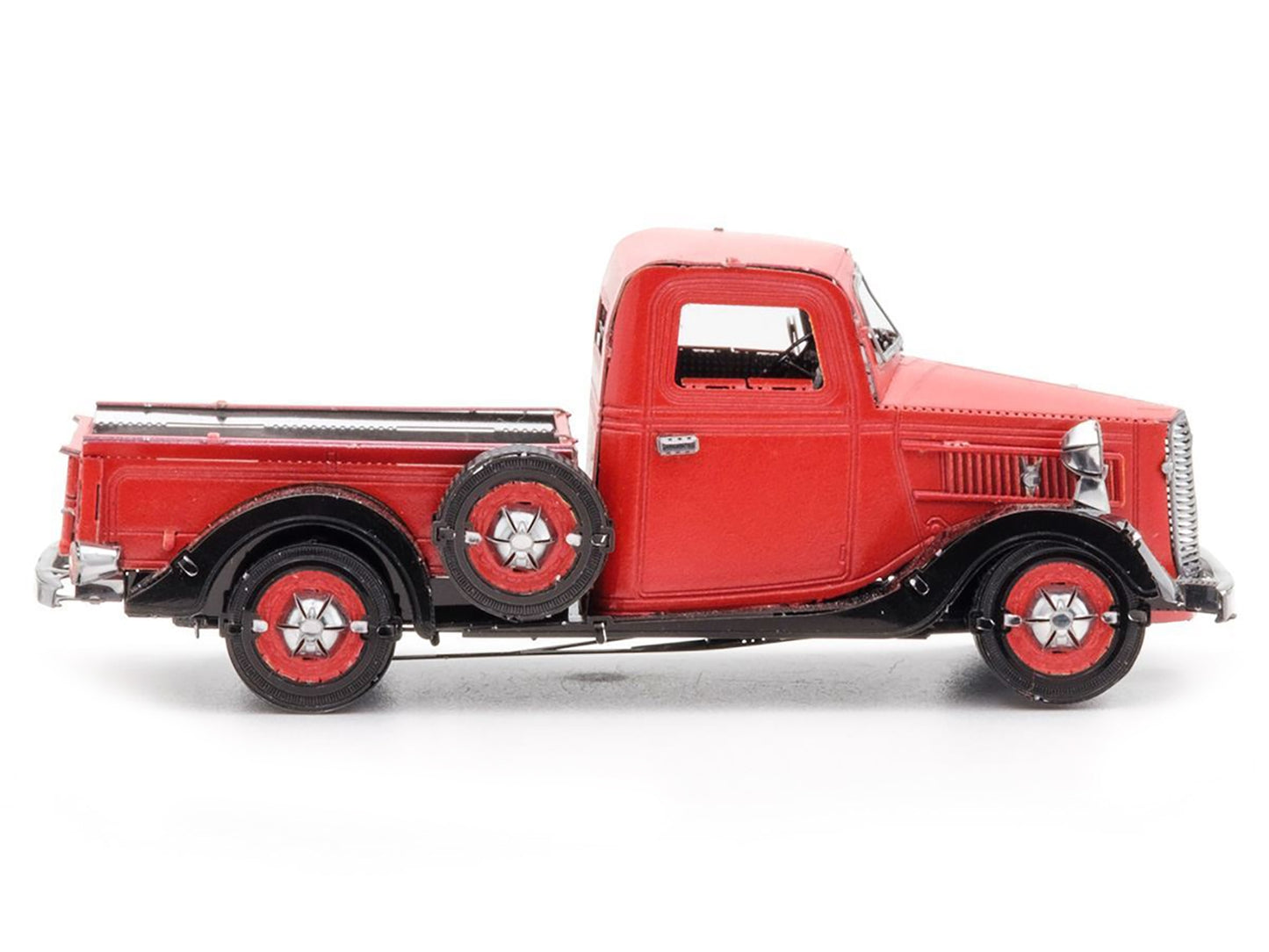 Model Kit 1937 Ford Pickup Truck Red and Black (Moderate - Premium Model Kits(To Built) from Metal Earth - Just $25.49! Shop now at Rapidvehicles