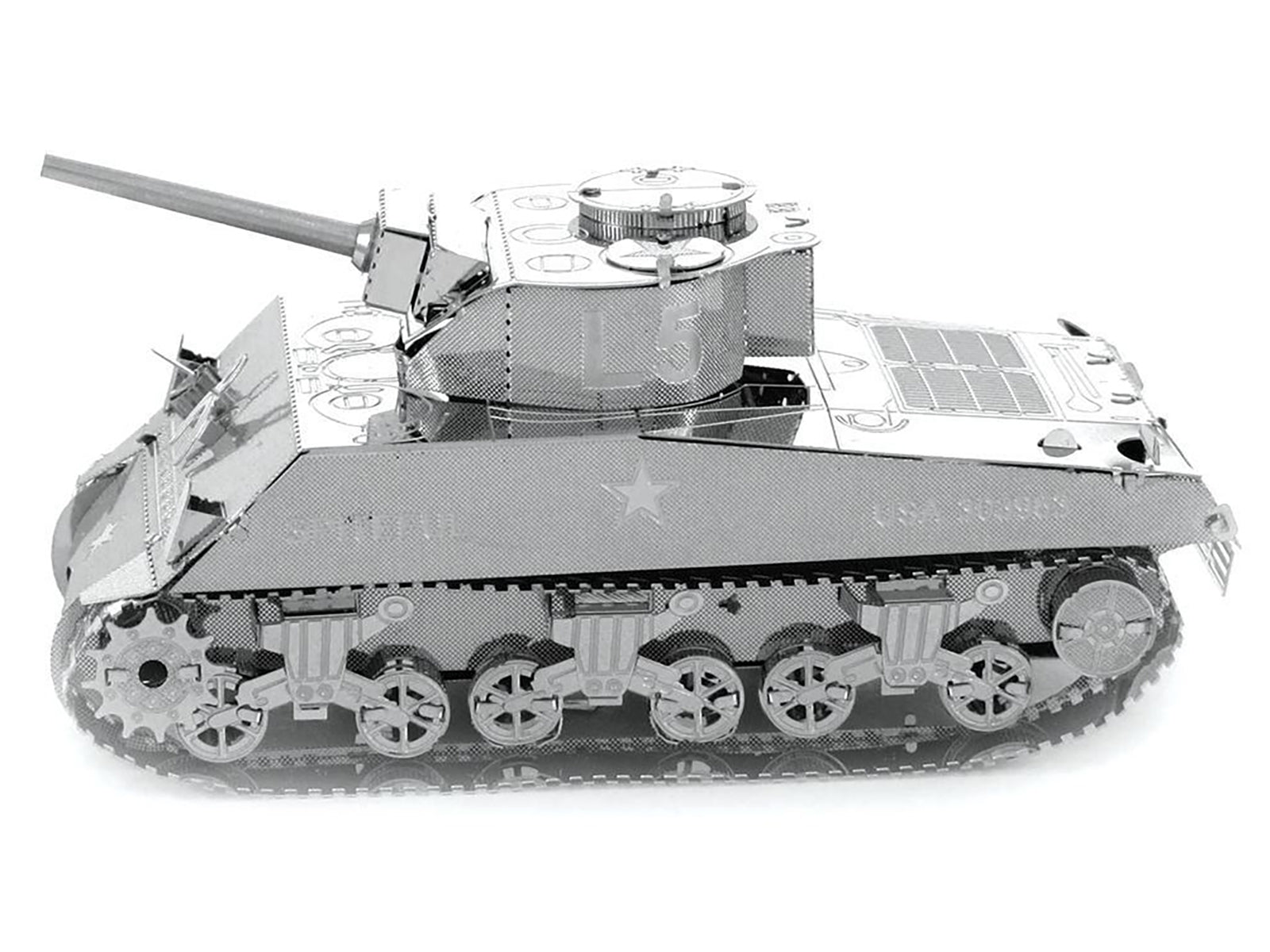 Model Kit American Sherman Tank (Moderate Difficulty) Steel Model by Metal Earth - Premium Military Models from Metal Earth - Just $23.19! Shop now at Rapidvehicles