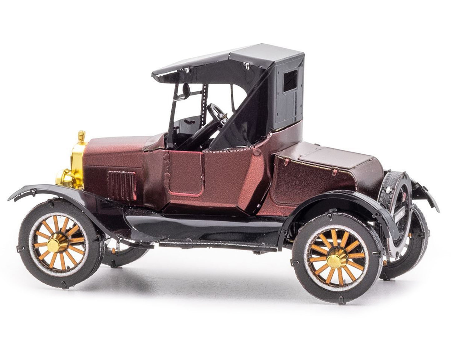 Model Kit 1925 Ford Model T Runabout Dark Red and Black (Moderate - Premium Model Kits(To Built) from Metal Earth - Just $25.49! Shop now at Rapidvehicles