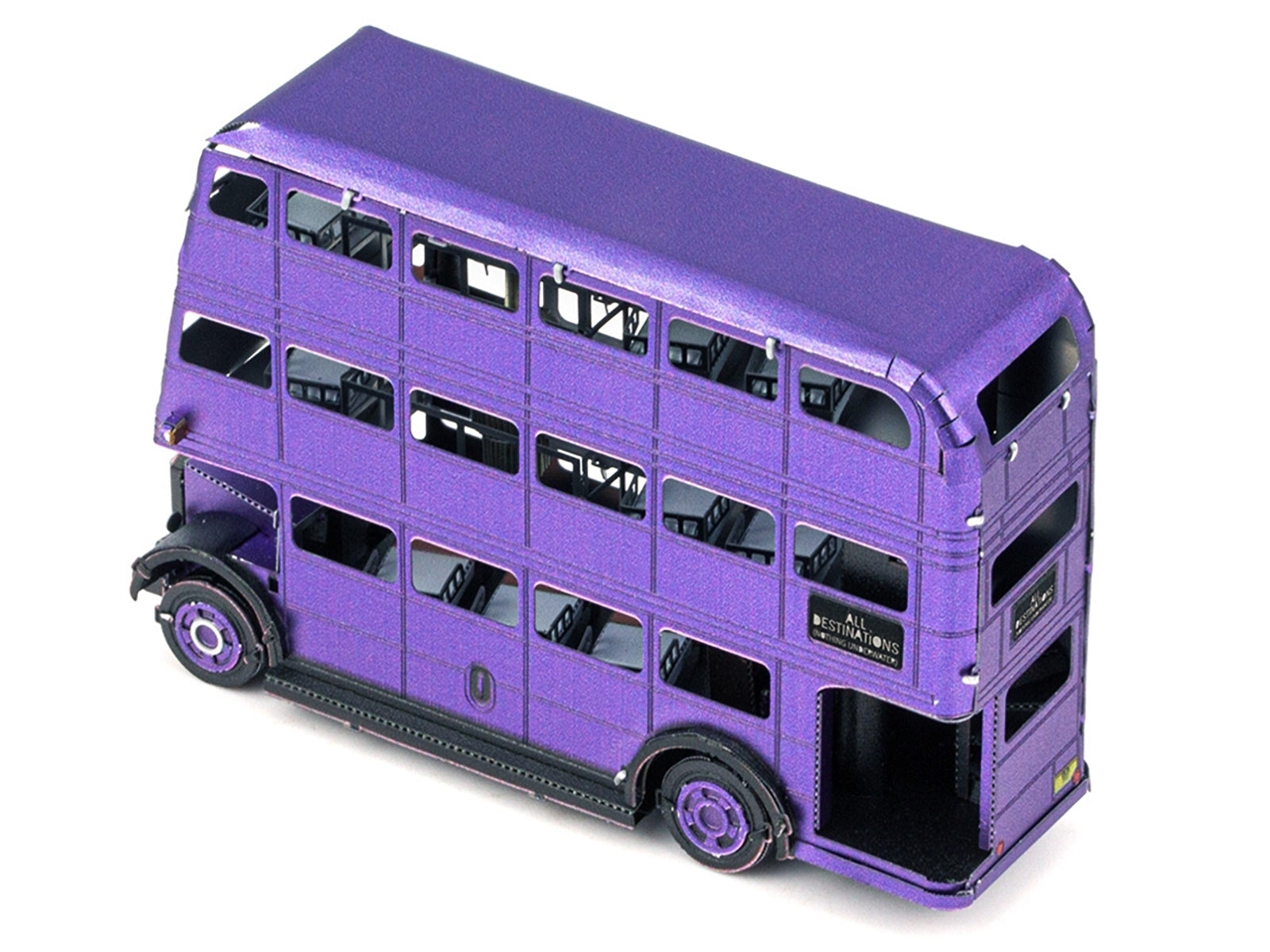 Model Kit Knight Bus Purple "Harry Potter and the Prisoner of Azkaban" (2004) Movie (Moderate Difficulty) Steel Model by Metal Earth - Premium Movie/TV Series Models from Metal Earth - Just $38.58! Shop now at Rapidvehicles