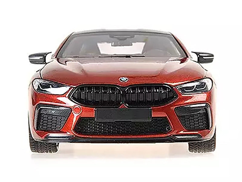 2020 BMW M8 Coupe Red Metallic with Carbon Top 1/18 Diecast Model - Premium BMW Models from Minichamps - Just $266.39! Shop now at Rapidvehicles