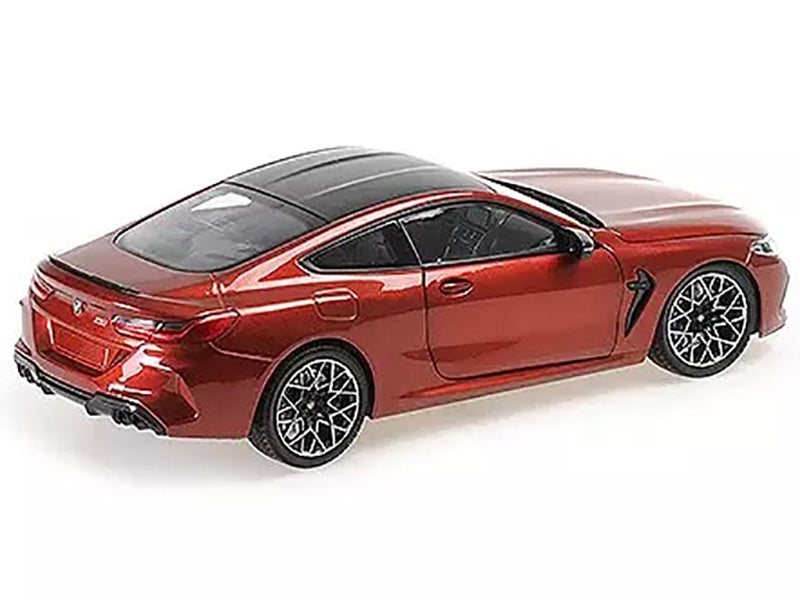 2020 BMW M8 Coupe Red Metallic with Carbon Top 1/18 Diecast Model - Premium BMW Models from Minichamps - Just $266.39! Shop now at Rapidvehicles