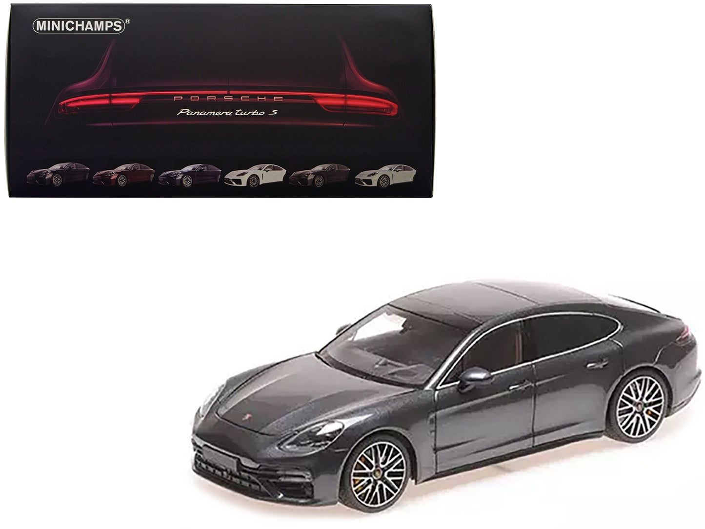 2020 Porsche Panamera Turbo S Gray Metallic "CLDC Exclusive" - Premium Porsche Models from Minichamps - Just $269.99! Shop now at Rapidvehicles