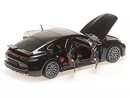 2020 Porsche Panamera Turbo S Black Metallic "CLDC Exclusive" - Premium Porsche Models from Minichamps - Just $323.99! Shop now at Rapidvehicles