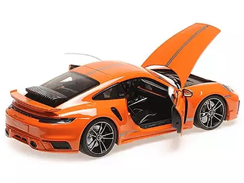 2021 Porsche 911 (992) Turbo S Coupe Sport Design #20 Orange with - Premium Porsche Models from Minichamps - Just $323.99! Shop now at Rapidvehicles