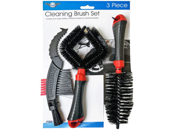 3 Pack Tire Cleaning Brush Set ( Case of 2 ) - Premium Auto Care & Maintenance from Rapidvehicles - Just $37.99! Shop now at Rapidvehicles