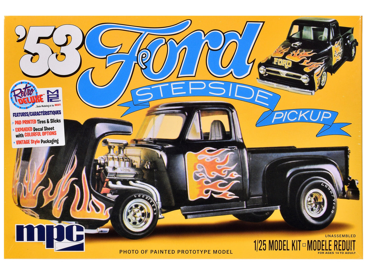 Skill 2 Model Kit 1953 Ford Stepside Pickup Truck 1/25 Scale - Premium Ford Models from MPC - Just $61.19! Shop now at Rapidvehicles