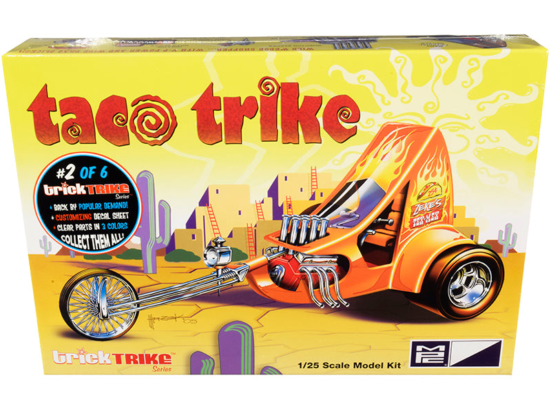 Skill 2 Model Kit Taco Trike "Trick Trikes" Series 1/25 Scale Model by MPC free shipping USA