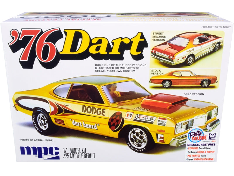 Skill 2 Model Kit 1976 Dodge Dart Sport with Two Figurines 3 in 1 - Premium Model Kits(To Built) from MPC - Just $59.39! Shop now at Rapidvehicles