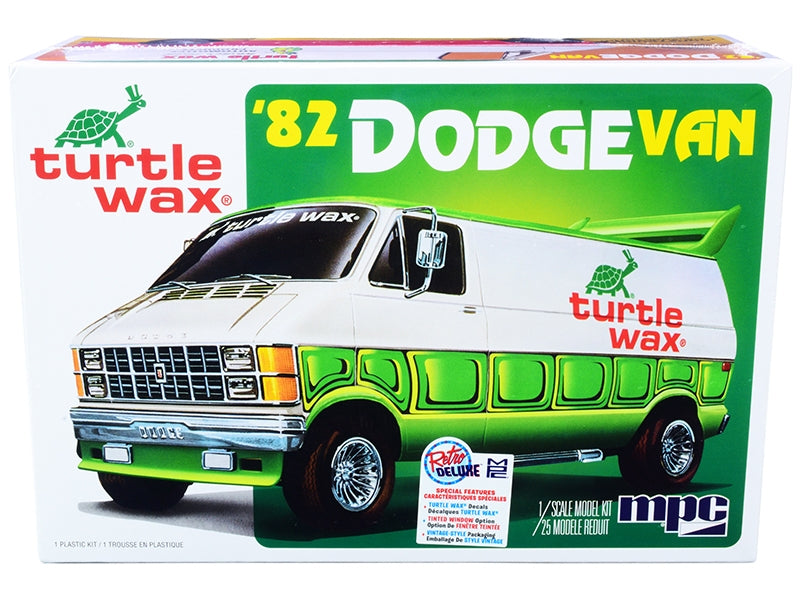 Skill 2 Model Kit 1982 Dodge Van Custom "Turtle Wax" 2-in-1 Kit - Premium Model Kits(To Built) from MPC - Just $59.39! Shop now at Rapidvehicles