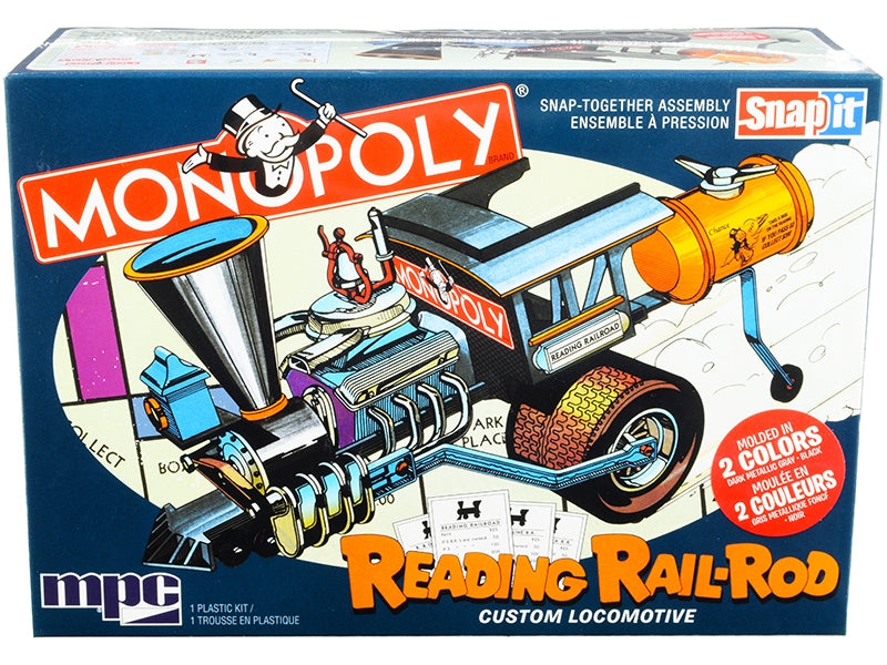 Skill 1 Snap Model Kit Reading Rail Rod Custom Locomotive - Premium Other from MPC - Just $65.99! Shop now at Rapidvehicles