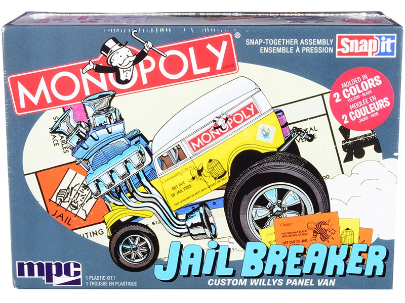 Skill 1 Snap Model Kit Custom Willys Panel Van Jail Breaker - Premium Model Kits(To Built) from MPC - Just $57.59! Shop now at Rapidvehicles