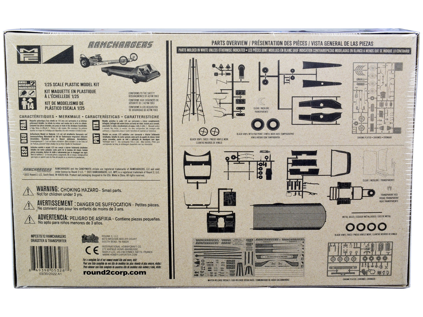 Skill 2 Model Kit Ramchargers Dragster and Advanced Design - Premium Other from MPC - Just $93.99! Shop now at Rapidvehicles