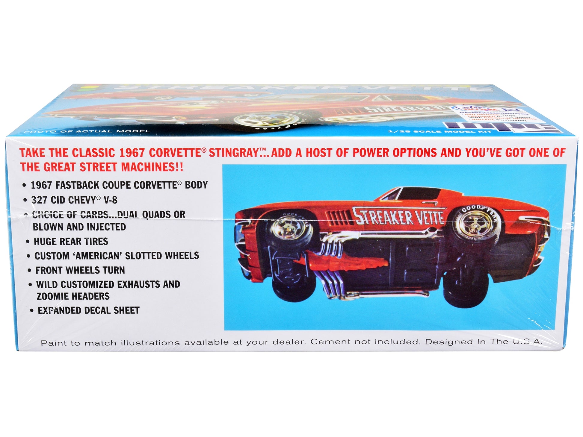 Skill 2 Model Kit 1967 Chevrolet Corvette Stingray "Streaker - Premium Corvette Models from MPC - Just $61.19! Shop now at Rapidvehicles