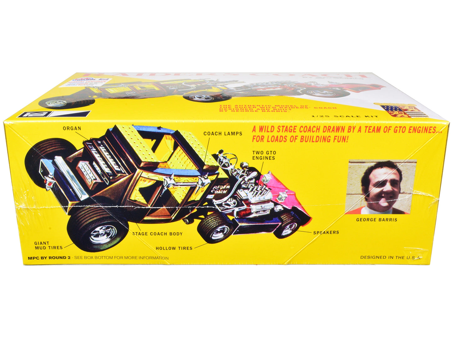 Skill 2 Model Kit George Barris' Super Wild Raiders' Coach 1/25