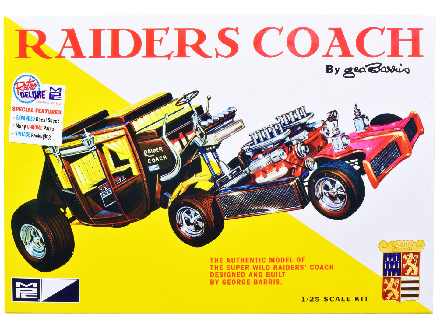 Skill 2 Model Kit George Barris' Super Wild Raiders' Coach 1/25