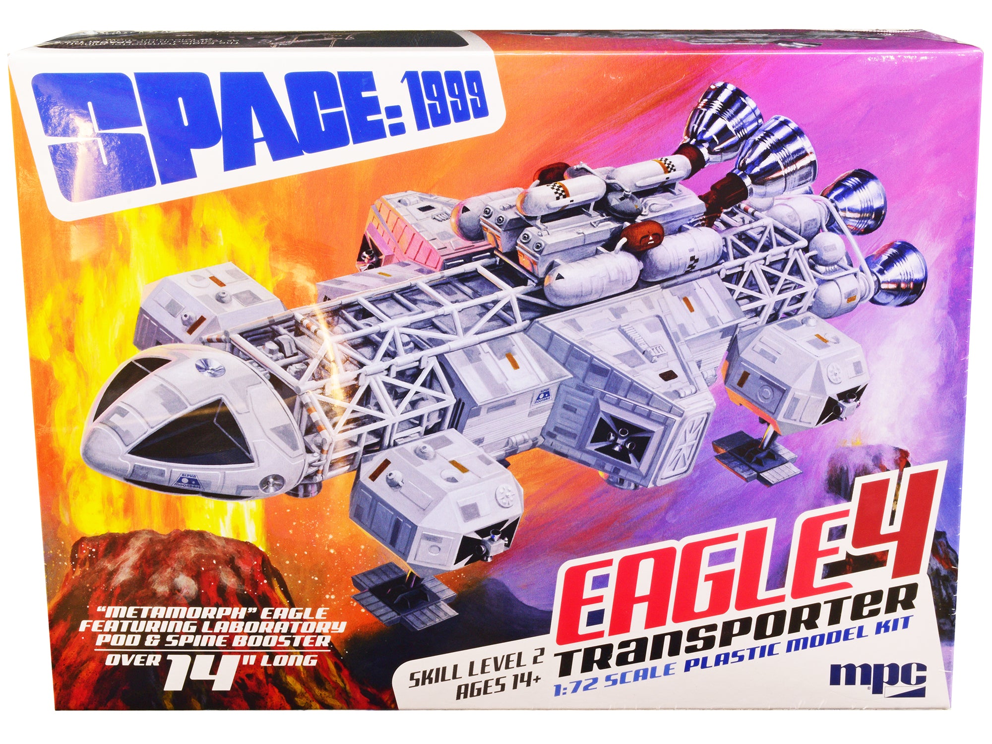 Skill 2 Eagle 4 Transporter "Space: 1999" (1975-1977) TV Show Model Kit 1/72 Scale Model by MPC free shipping USA