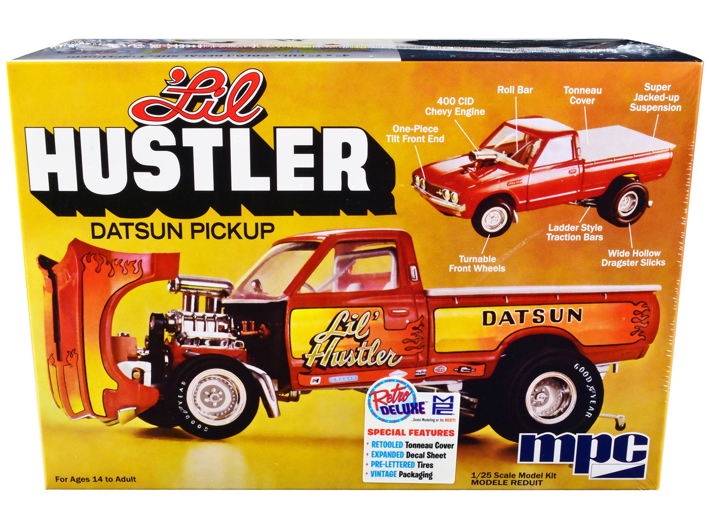 Skill 2 Model Kit 1975 Datsun Pickup Truck "Lil Hustler" 1/25 - Premium Model Kits(To Built) from MPC - Just $61.19! Shop now at Rapidvehicles