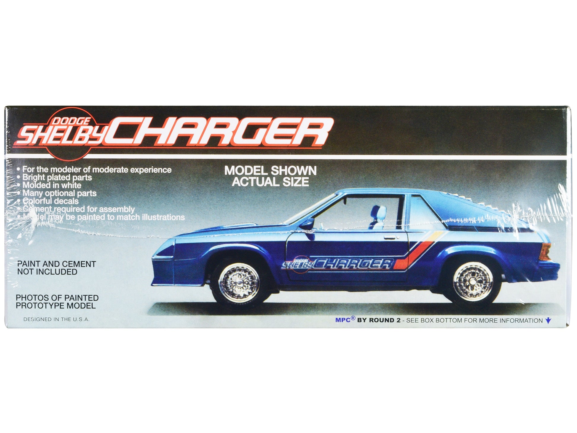 Skill 2 Model Kit 1986 Dodge Shelby Charger 1/25 Scale Model by - Premium Model Kits(To Built) from MPC - Just $61.19! Shop now at Rapidvehicles