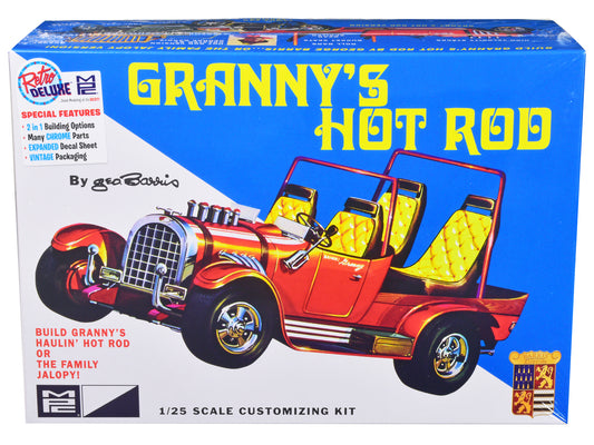 Skill 2 Model Kit Granny's Hot Rod By George Barris 2-in-1 Kit 1/25 Scale Model by MPC free shipping USA