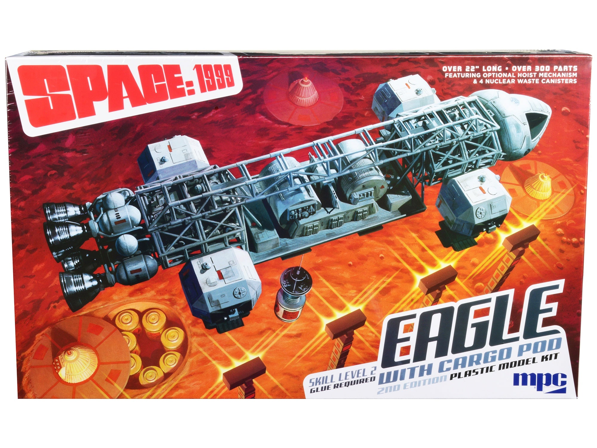 Skill 2 Model Kit Eagle Spacecraft with Cargo Pod "2nd Edition" "Space: 1999" (1975-1977) TV Series 1/48 Scale Model by MPC - Premium Movie/TV Series Models from MPC - Just $179.75! Shop now at Rapidvehicles