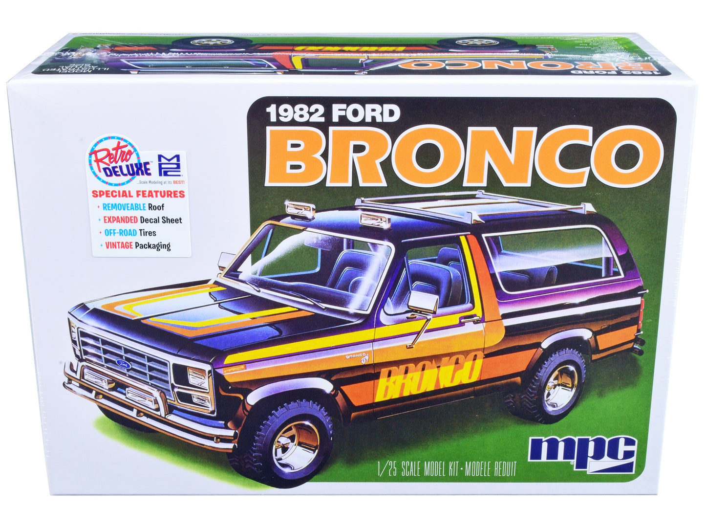 Skill 2 Model Kit 1982 Ford Bronco 1/25 Scale Model by MPC - Premium Model Kits(To Built) from MPC - Just $67.99! Shop now at Rapidvehicles