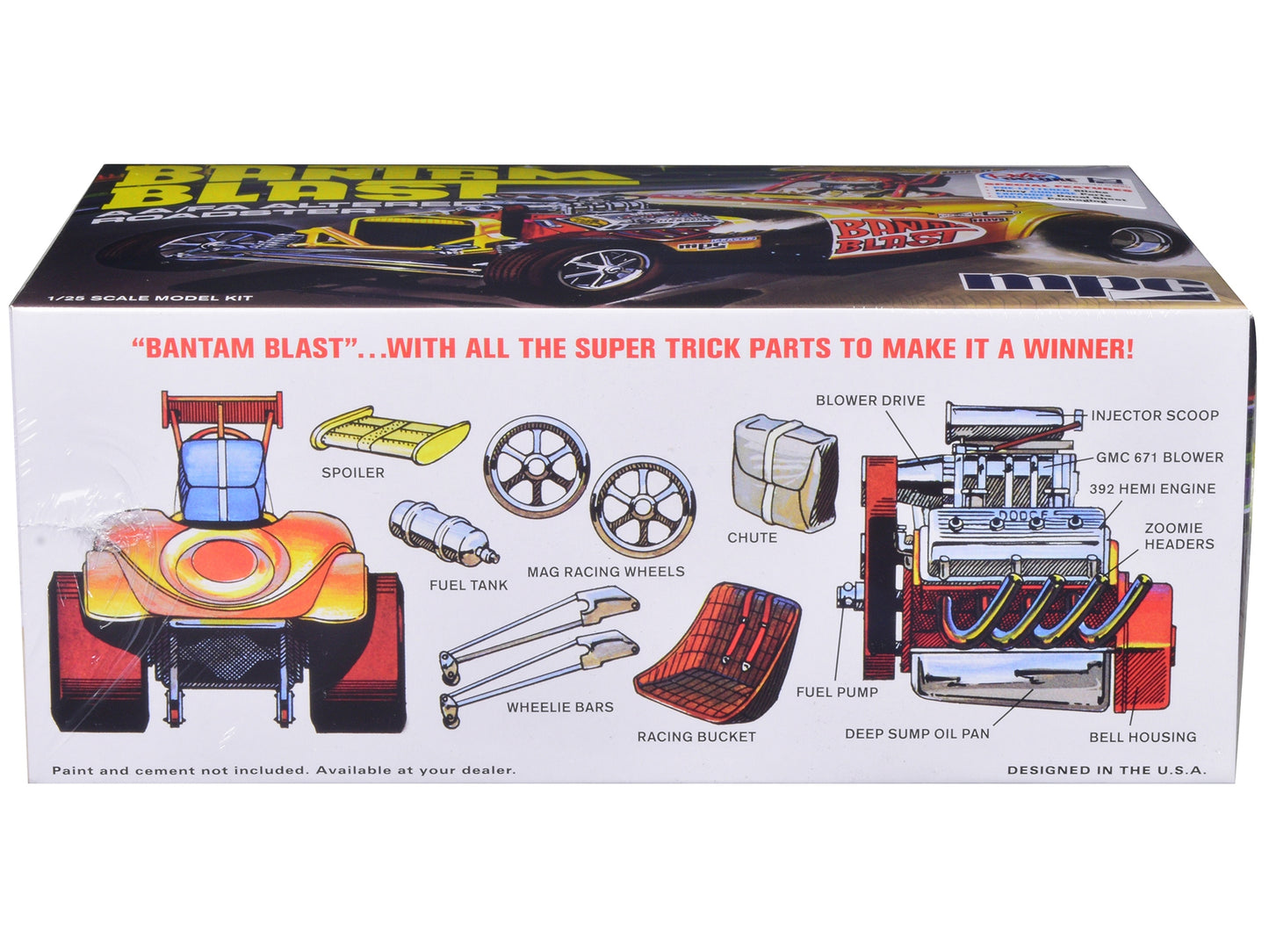 Skill 2 Model Kit "Bantam Blast" AA/FA Altered Roadster/Dragster - Premium Model Kits(To Built) from MPC - Just $61.19! Shop now at Rapidvehicles