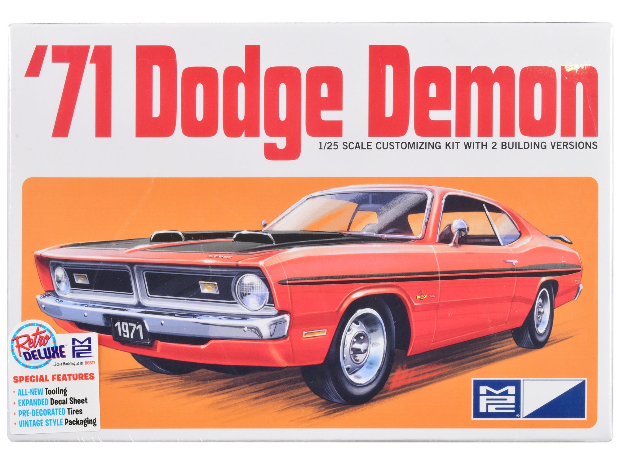 Skill 2 Model Kit 1971 Dodge Demon 1/25 Scale Model by MPC