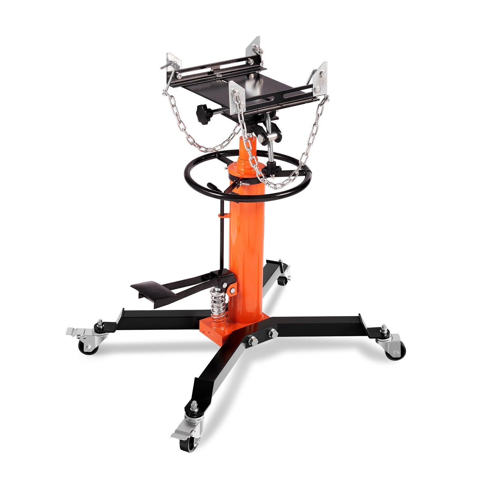 VEVOR Hydraulic Transmission Jack 1322 lbs 360? Swivel Wheels For Car Lift - Premium Transmission Jacks from VEVOR - Just $283.40! Shop now at Rapidvehicles