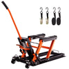 VEVOR Steel Hydraulic Motorcycle Jack Stand, 1500 LBS ATV Scissor Lift Jack, 4.7"-15" Scissor Lift Jack Stand with 4 Wheels, Hydraulic Foot-Operated Hoist Stand for Motorcycle ATV UTV Powersports - Premium Hydraulic Motorcycle Hoist from VEVOR - Just $140.39! Shop now at Rapidvehicles