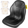 VEVOR Universal Lawn Tractor Seat Replacement, Compact High Back Mower Seat, Black Vinyl Forklift Seat, Central Drain Hole Skid Steer Seat with Mounting Bolt Patterns of 8" x 11.5" & 11.25" x 11.5 - Premium Tractor Seat from VEVOR - Just $135.19! Shop now at Rapidvehicles