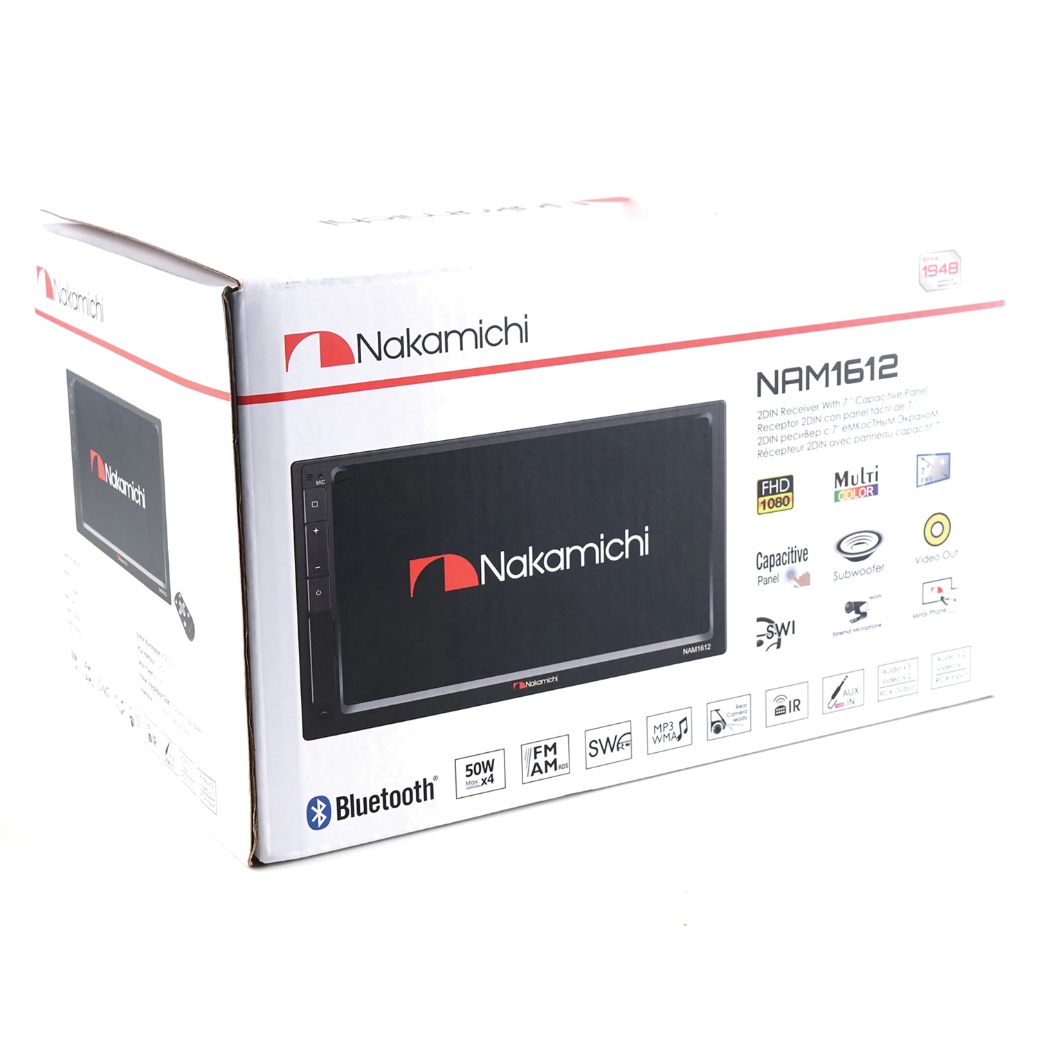 Nakamichi NM-NAM1612 NAM1612 7-In. Double-DIN Digital Media Receiver with Bluetooth - Premium Car Stereos from NAKAMICHI(R) - Just $176.99! Shop now at Rapidvehicles