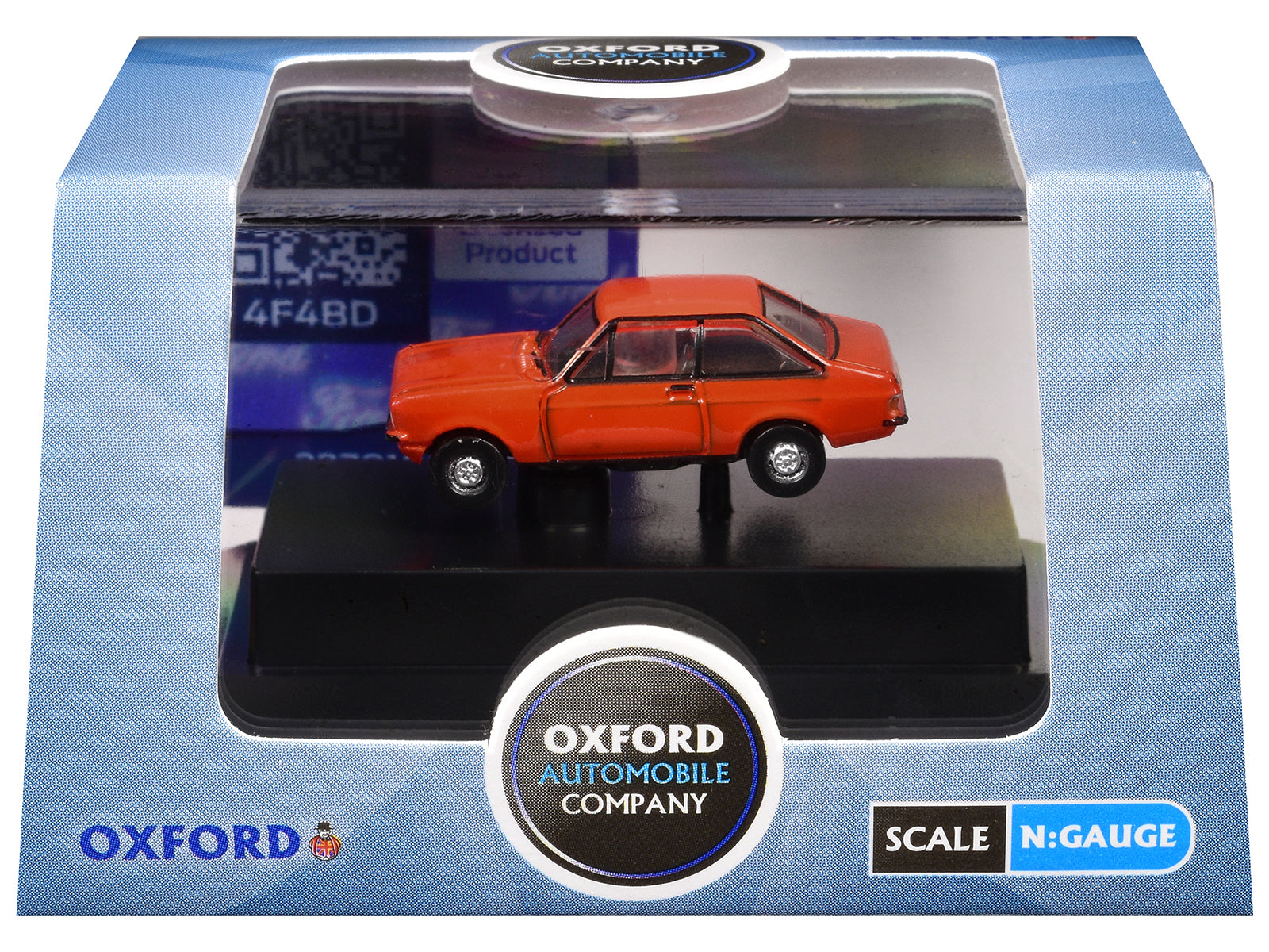 Ford Escort Mk2 RHD (Right Hand Drive) Carnival Red 1/148 (N) Scale Diecast Model Car by Oxford Diecast free shipping USA
