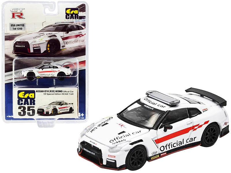 Nissan GT-R (R35) Nismo RHD (Right Hand Drive) "Official Car" White Limited Edition to 1200 pieces "Special Edition" 1/64 Diecast Model Car by Era Car - Premium Nissan Models from Era Car - Just $19.99! Shop now at Rapidvehicles